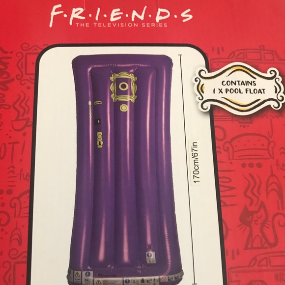 New Friends tv show purple door pool float LAST ONE - Picture 7 of 7
